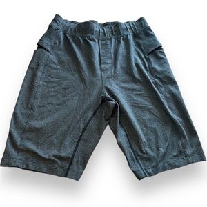 Lululemon Men’s Shorts grey gray luxletic yoga workout training gym M unlined
